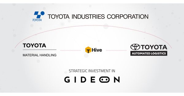 Toyota Industries Corporation announces a strategic investment in Gideon for new vision based automated vehicle solutions