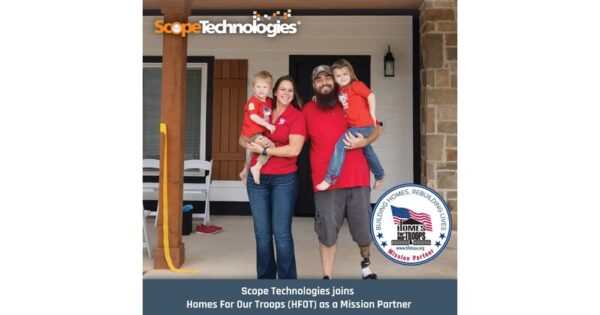 Scope Technologies Joins Homes For Our Troops as a Mission Partner