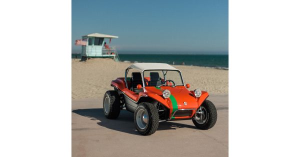 Meyers Manx Unveils 2.0 EV Pre-Production Dune Buggy at Goodwood Revival