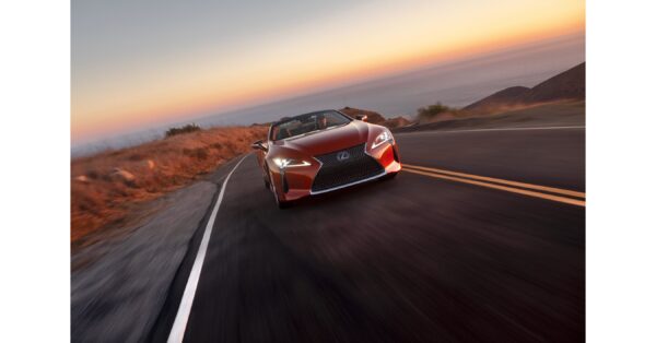 LEXUS LC 500 CONVERTIBLE CRUISES INTO 2025