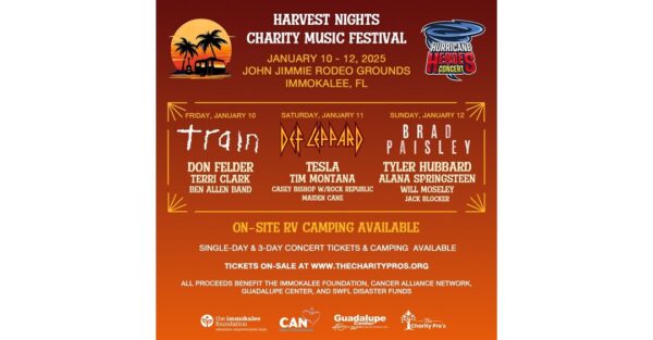 Harvest Nights Hurricane Heroes Concert to Benefit SWFL Charities