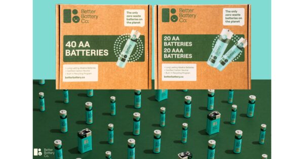 Better Battery Co. Becomes The First Sustainable Alkaline Battery Brand Sold in Select Walmart Stores Nationwide