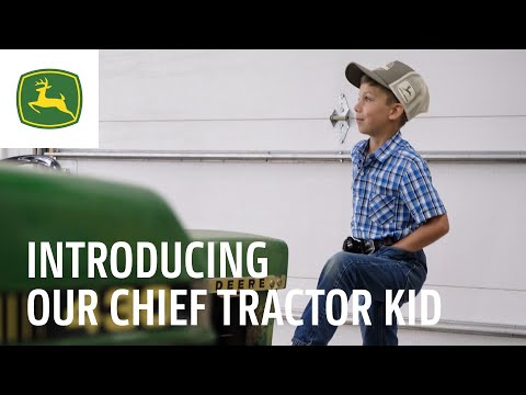 John Deere Names Jackson Laux as Chief Tractor Kid