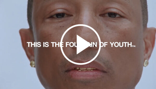 evian and Pharrell Williams Unveil Limited-Edition “Fountain of Youth” Bottles