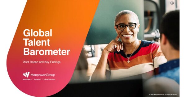 Nov 12, 2024, 09:31 ET
                  ManpowerGroup’s Inaugural Global Talent Barometer Reveals Workplace Paradox: 80% Find Meaning at Work, Yet 1 in 3 Eye the Exit
                
                MILWAUKEE, Nov. 12, 2024 /PRNewswire/ — ManpowerGroup (NYSE: MAN) today released the Global Talent Barometer, a robust new tool offering unparalleled insights into workforce sentiment across 16…