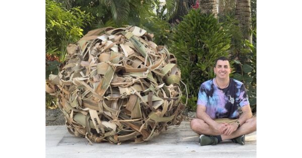 Artist Evan Bobo Gifts Interactive Sculpture “EARTHBALLS” to Center for Great Apes Following Miami Art Week 2024