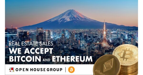 Open House Group Launches Real Estate Sales via Cryptocurrency