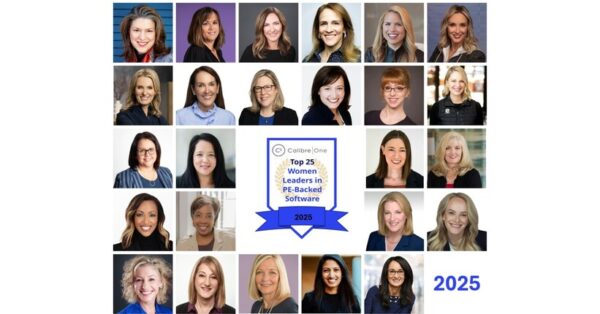 Calibre One Top 25 Women Leaders in US PE-Backed Software 2025