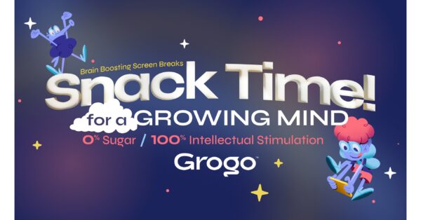 Grogo Launches an Innovative App that Transforms Screen Time into Brain-Boosting Breaks for Kids