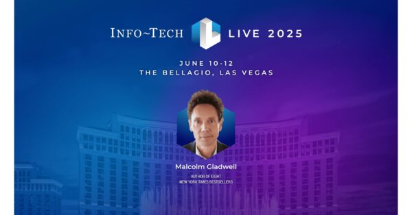 Malcolm Gladwell to Address Global IT and Business Leaders at Info-Tech LIVE 2025 in Las Vegas