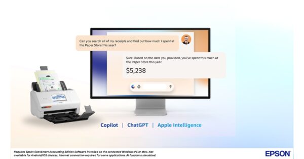 Epson Scanning Solutions Help Small Businesses Get Ready for Tax Season with AI