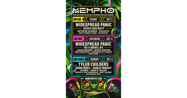 Mempho Presents Announces Artist Lineup for Mempho Fest October 3-5, 2025