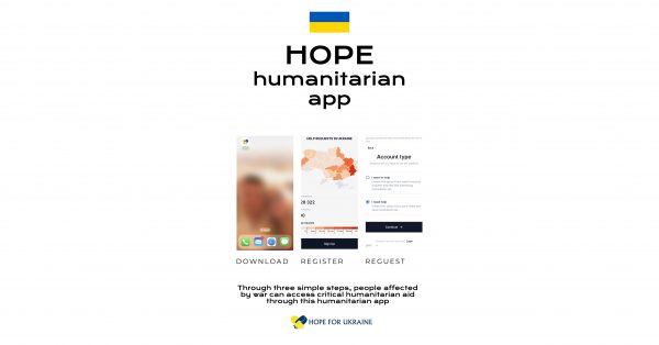 Hope for Ukraine Launches “Hope” App to Revolutionize Humanitarian Aid Services in Warzone Regions