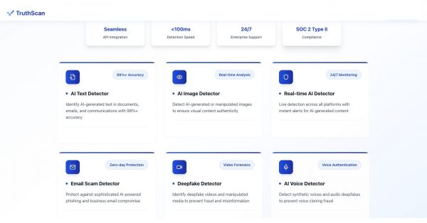 Truth Scan Launches AI Fraud Detection Platform to Combat Deepfake Threats